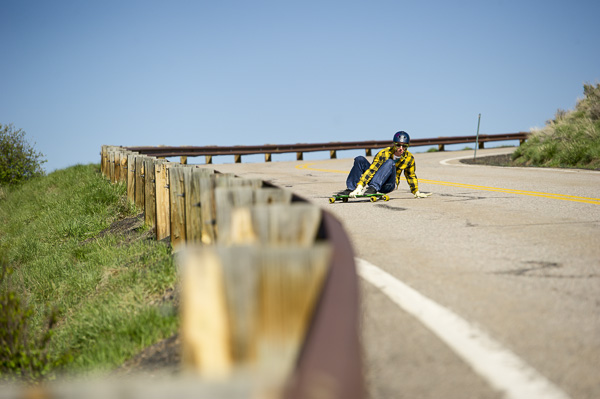 Kyle Nienhouse Longboarding in Avon, CO